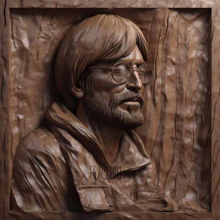 hideo kojima 4 stl model for CNC